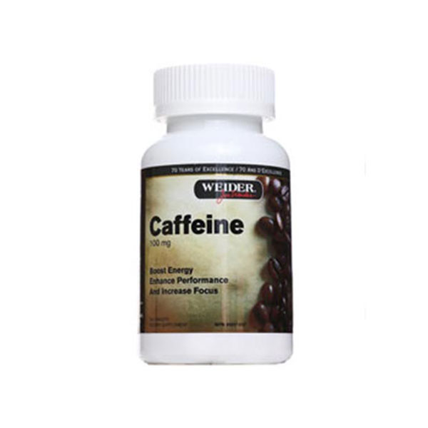 Caffeine 100mg.jpg قرص کافئین ویدر 200 عدد - Image 1
